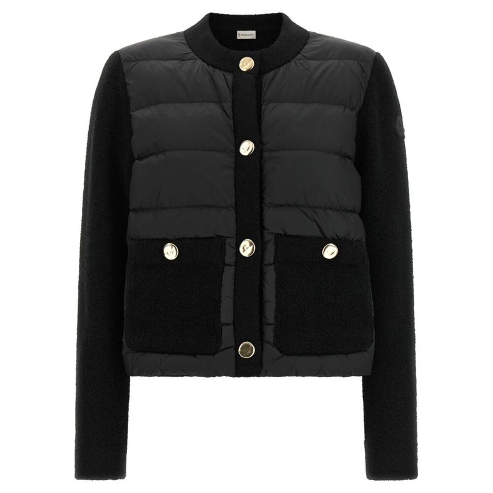 Moncler Black Polyamide Full-Length Women's Jacket